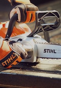 Tronçonneuse et perche d'élagage Stihl