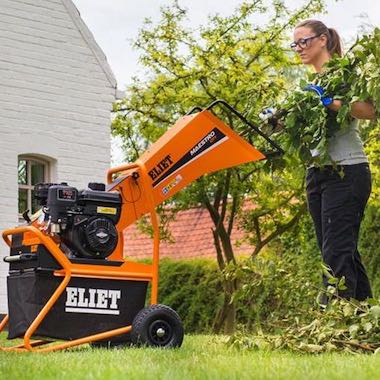 Stihl et Eliet broyeur de végétaux pour parc et jardin