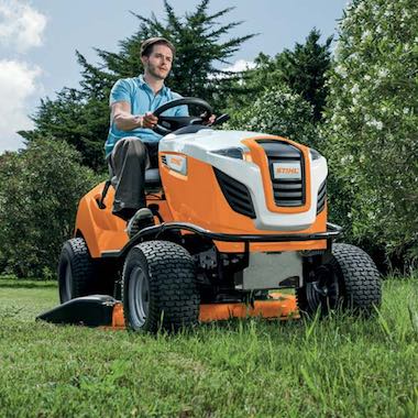 Stihl tondeuse autoportée, tracteur de jardin, tracteur tondeuse pour la pelouse