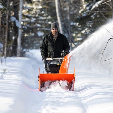 Ariens, souffleuses et fraise à neiges sur chenilles